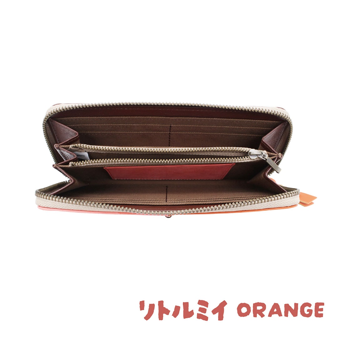 【MOOMIN】ムーミン 本革 ラウンド長財布【PATTERN】[mm-007]