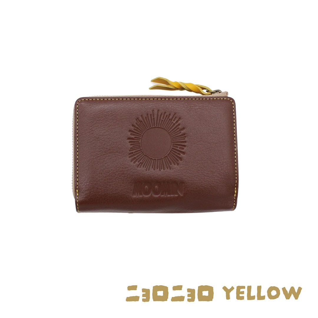 【MOOMIN】ムーミン 本革 二つ折り財布【PATTERN】[mm-008]