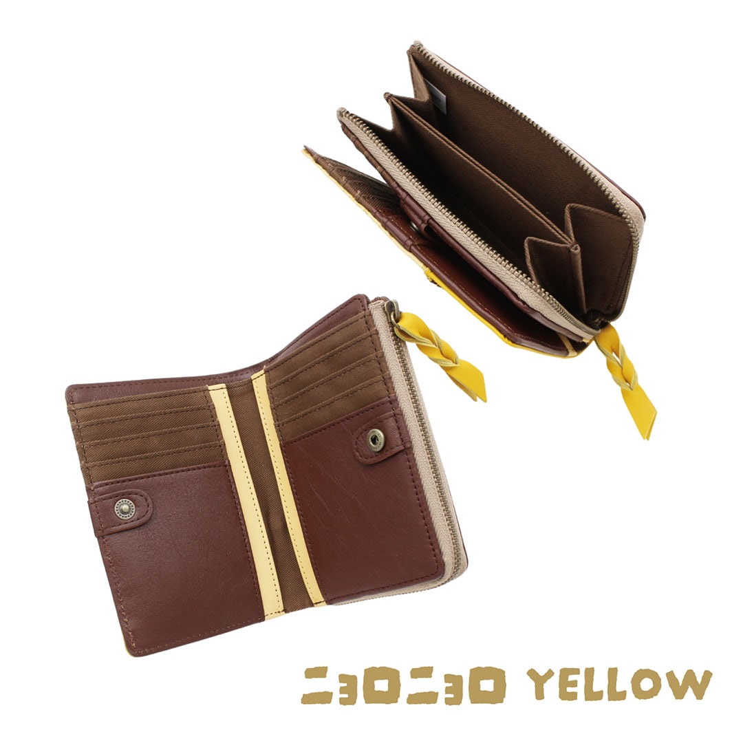 【MOOMIN】ムーミン 本革 二つ折り財布【PATTERN】[mm-008]