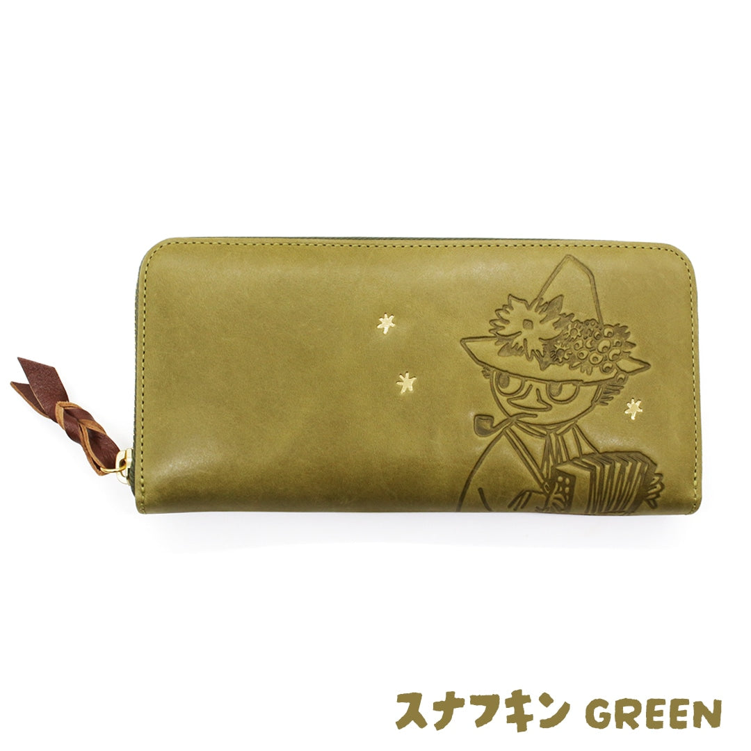 【MOOMIN】ムーミン 本革 ラウンド長財布【STANDARD】[mm-2013]