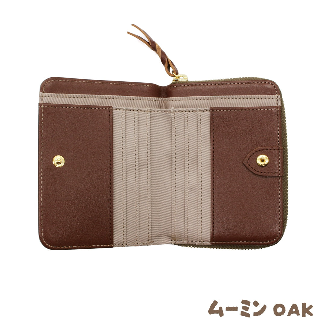 【MOOMIN】ムーミン 本革 ラウンド二つ折り財布【STANDARD】[mm-2012]