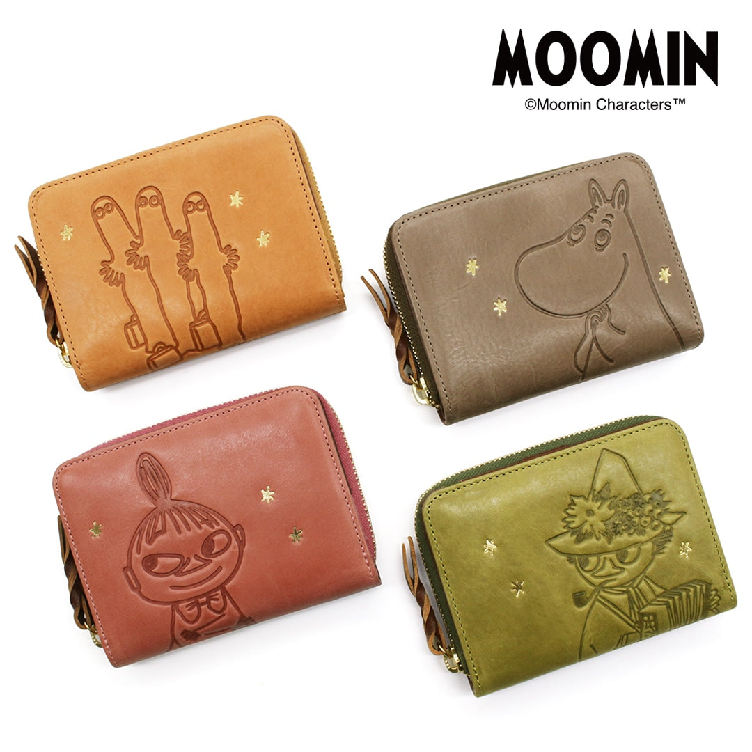 【MOOMIN】ムーミン 本革 ラウンド二つ折り財布【STANDARD】[mm-2012]