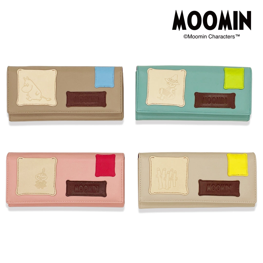 【MOOMIN】ムーミン 本革 長財布 ナダヤ【PATCH WORK】[mm-005]