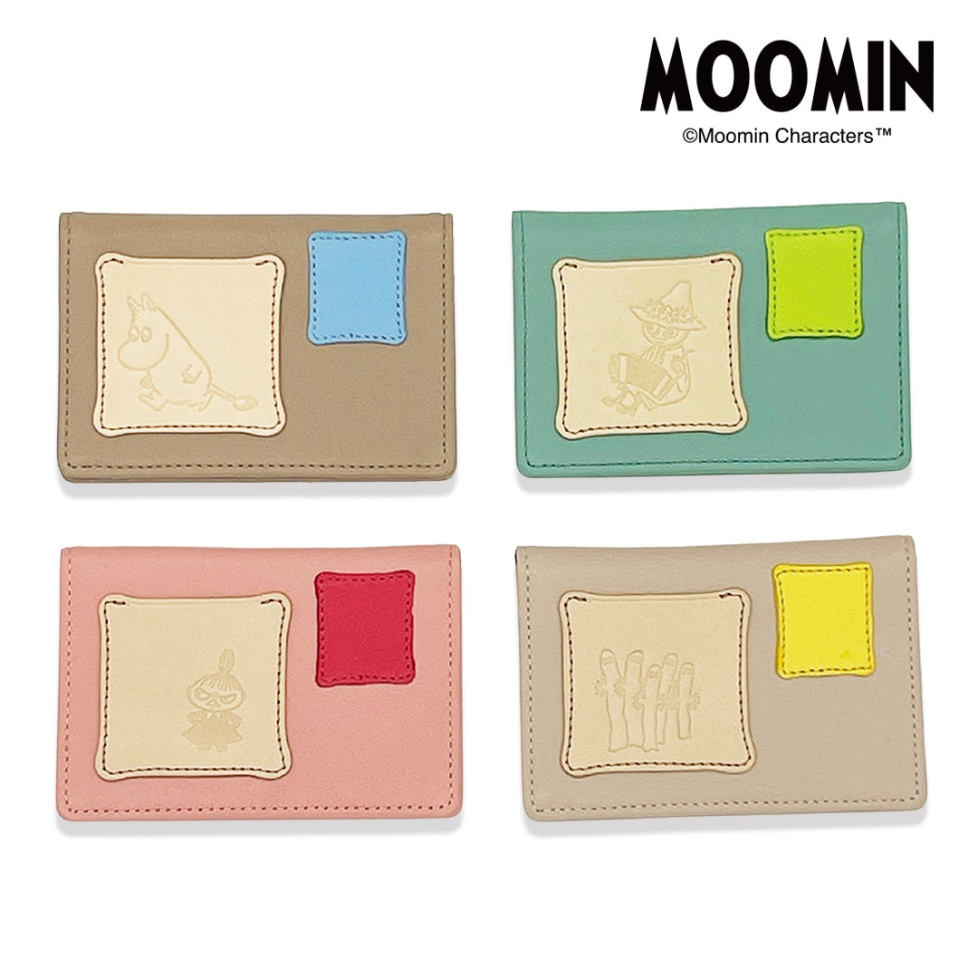 【MOOMIN】ムーミン 本革 パスケース ナダヤ【PATCH WORK】[mm-006]