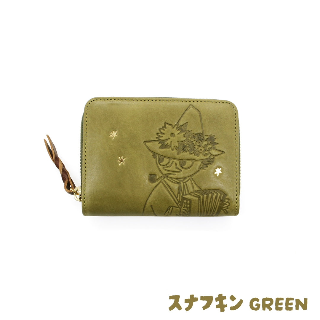 【MOOMIN】ムーミン 本革 ラウンド二つ折り財布【STANDARD】[mm-2012]