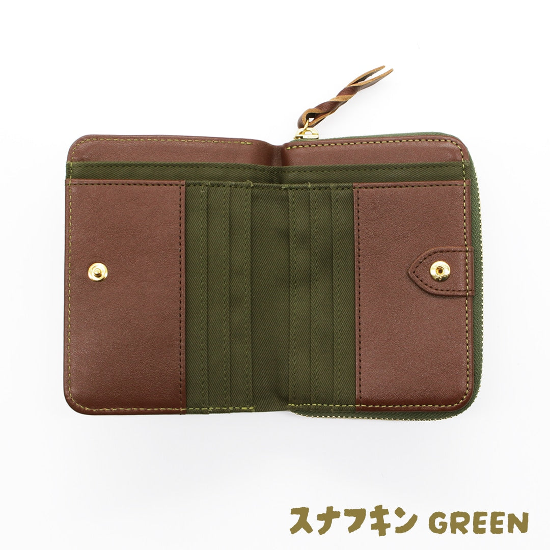 【MOOMIN】ムーミン 本革 ラウンド二つ折り財布【STANDARD】[mm-2012]