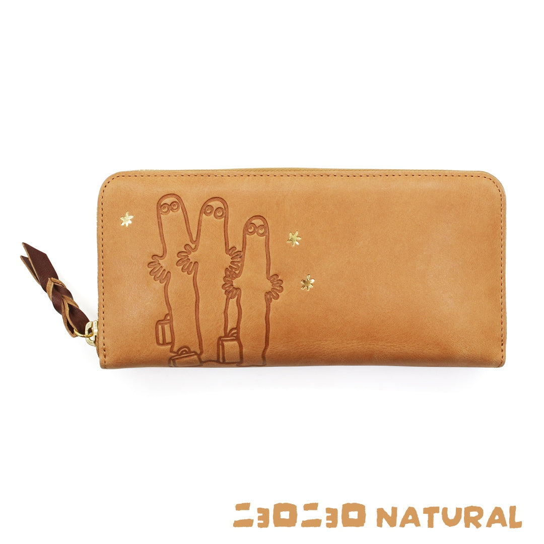 【MOOMIN】ムーミン 本革 ラウンド長財布【STANDARD】[mm-2013]