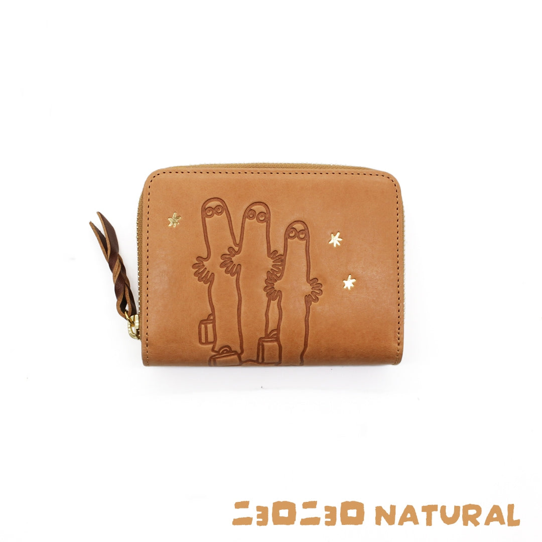 【MOOMIN】ムーミン 本革 ラウンド二つ折り財布【STANDARD】[mm-2012]