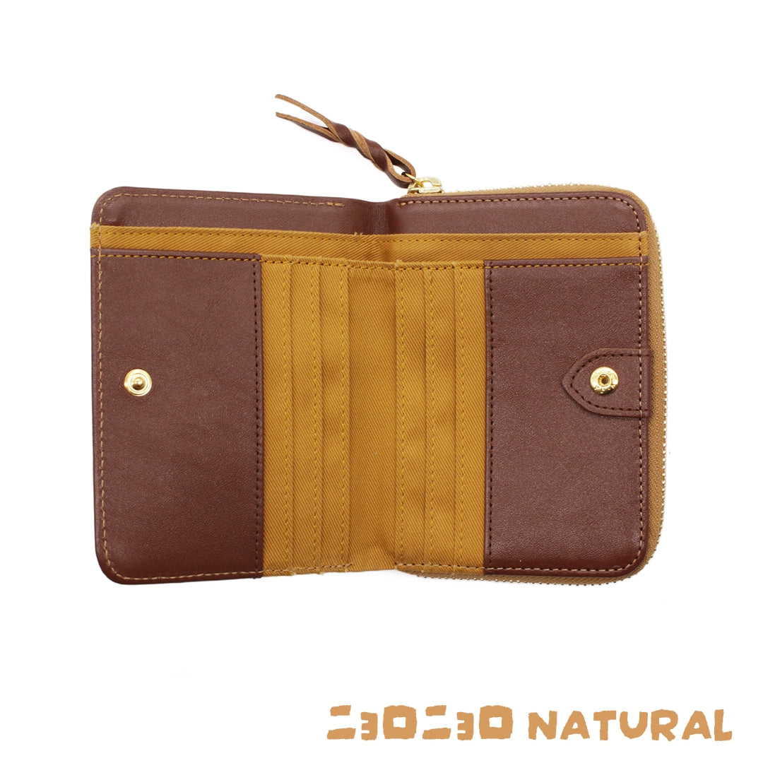 【MOOMIN】ムーミン 本革 ラウンド二つ折り財布【STANDARD】[mm-2012]