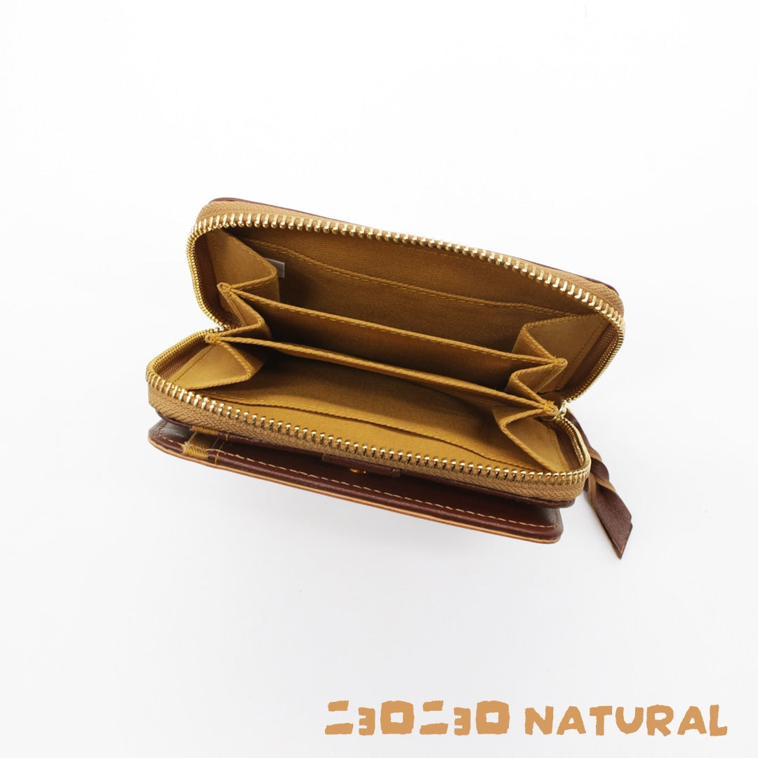 【MOOMIN】ムーミン 本革 ラウンド二つ折り財布【STANDARD】[mm-2012]