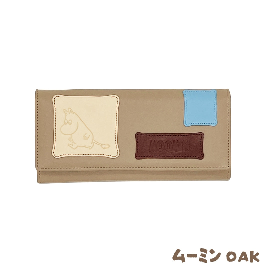【MOOMIN】ムーミン 本革 長財布 ナダヤ【PATCH WORK】[mm-005]