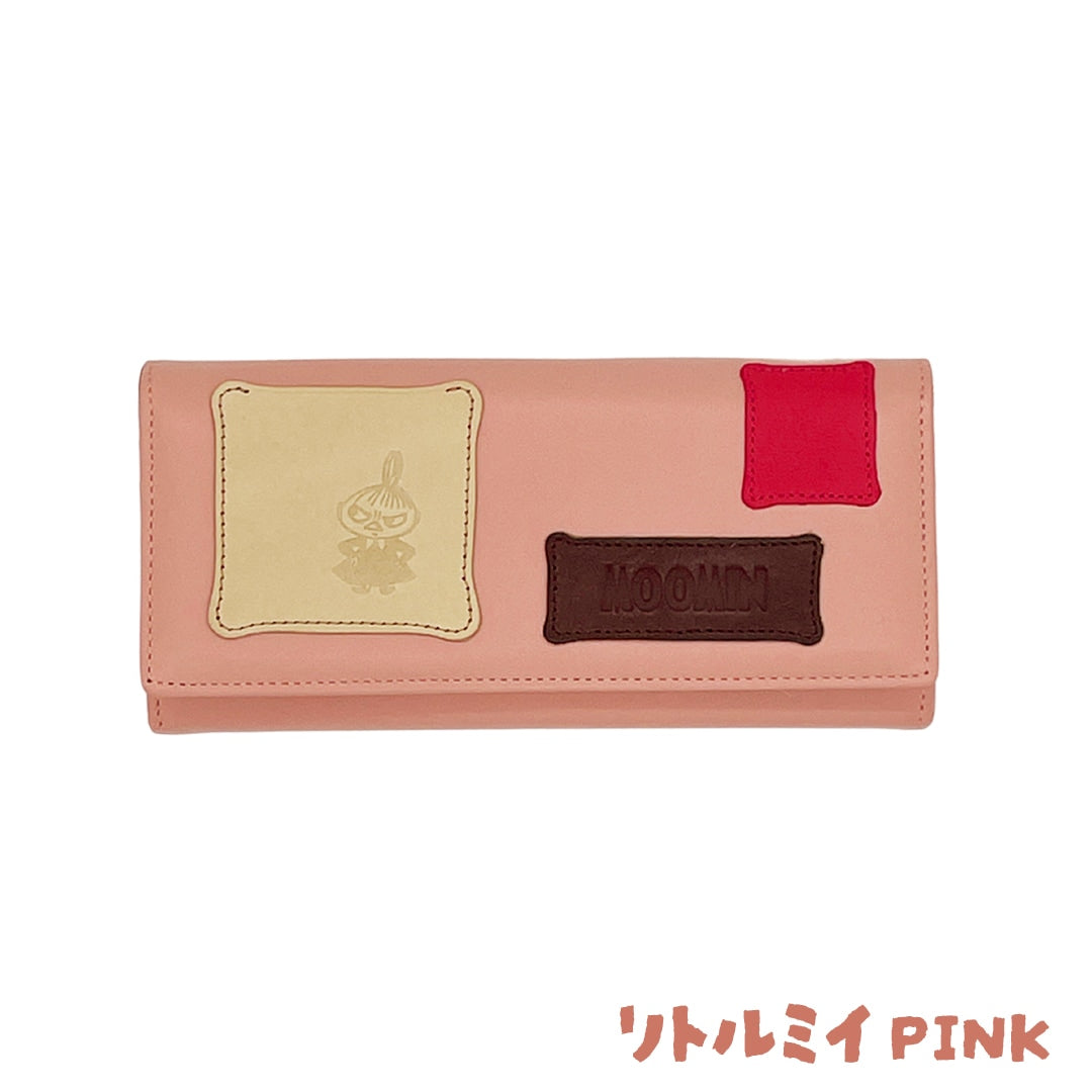 【MOOMIN】ムーミン 本革 長財布 ナダヤ【PATCH WORK】[mm-005]