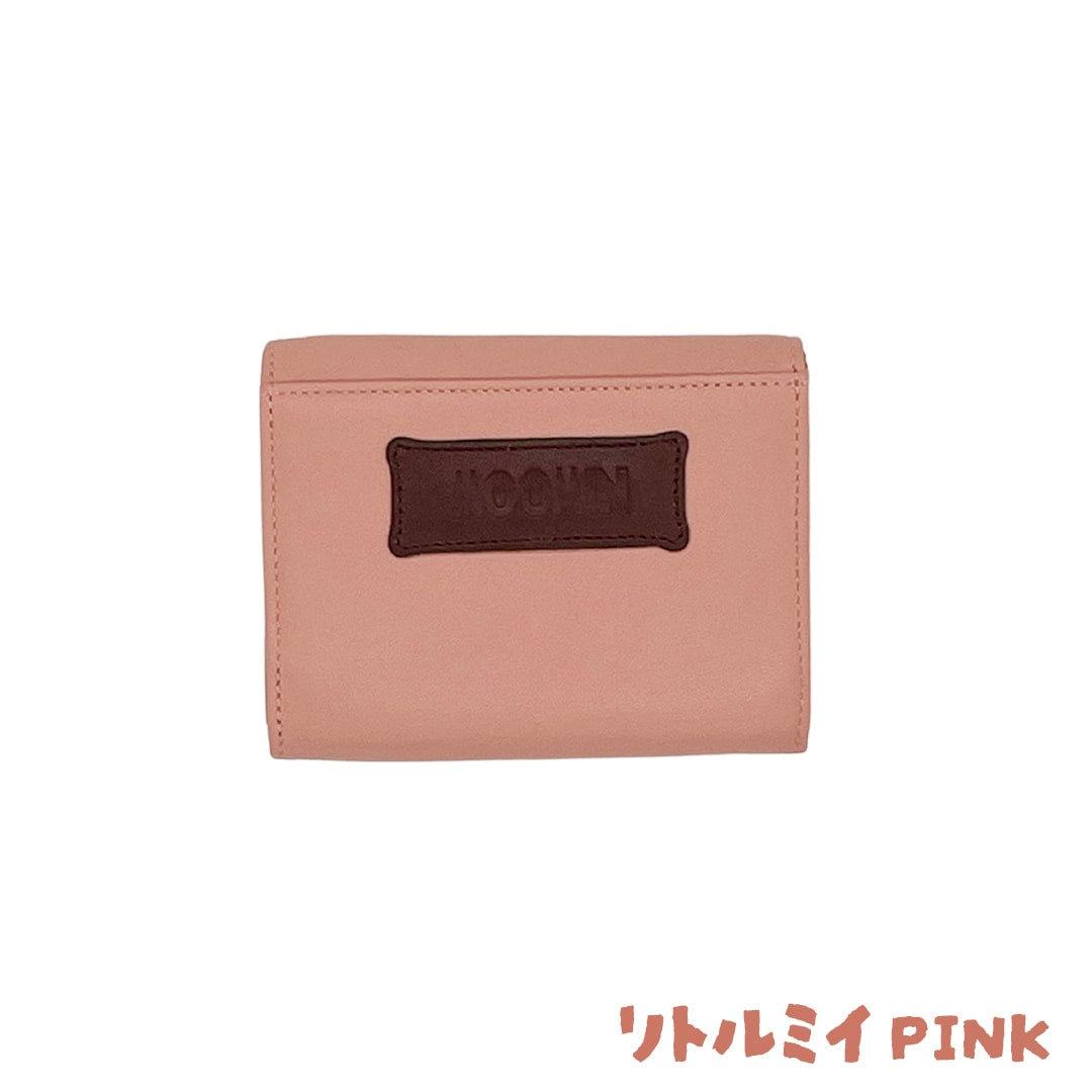 【MOOMIN】ムーミン 本革 二つ折り財布 ナダヤ【PATCH WORK】[mm-004]