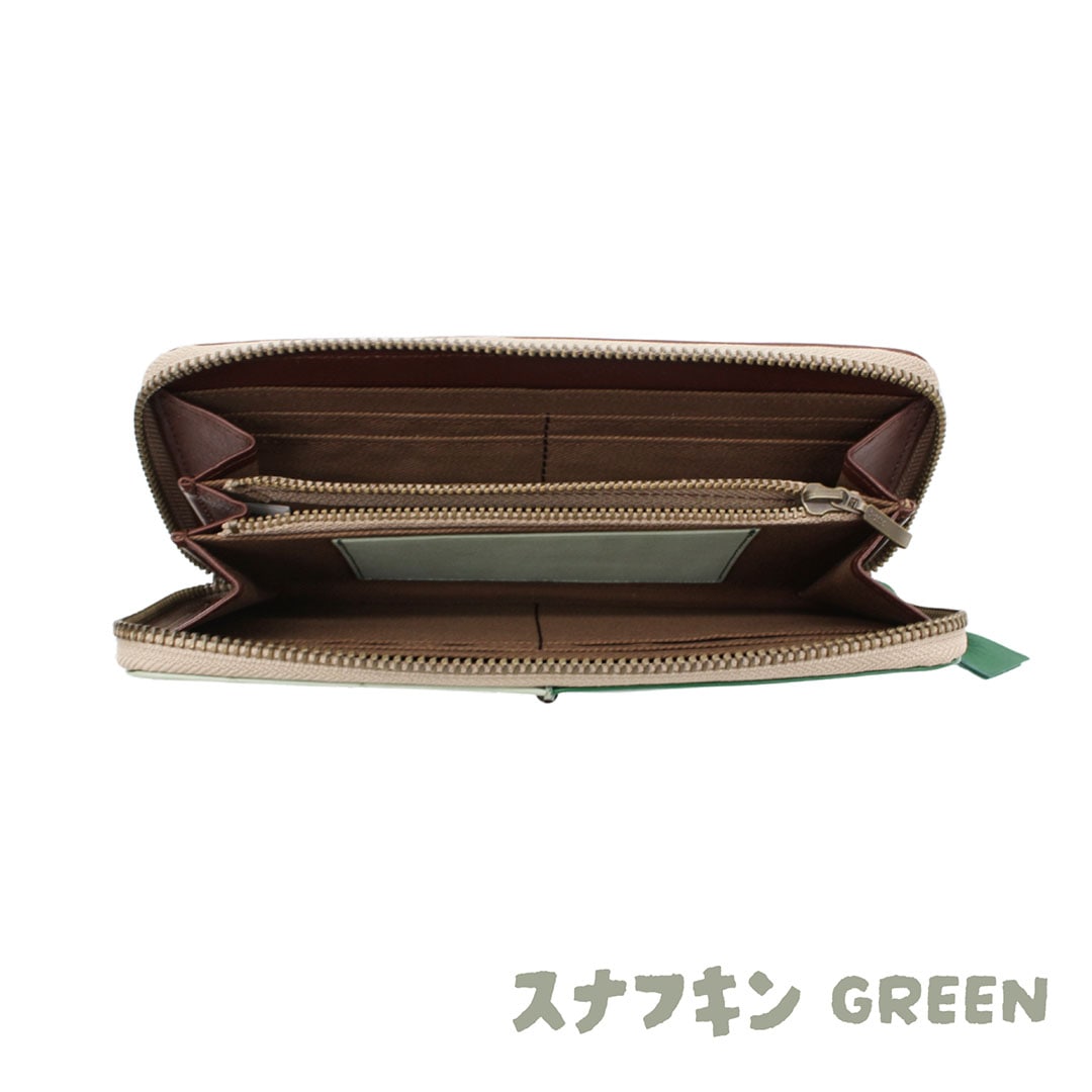 【MOOMIN】ムーミン 本革 ラウンド長財布【PATTERN】[mm-007]