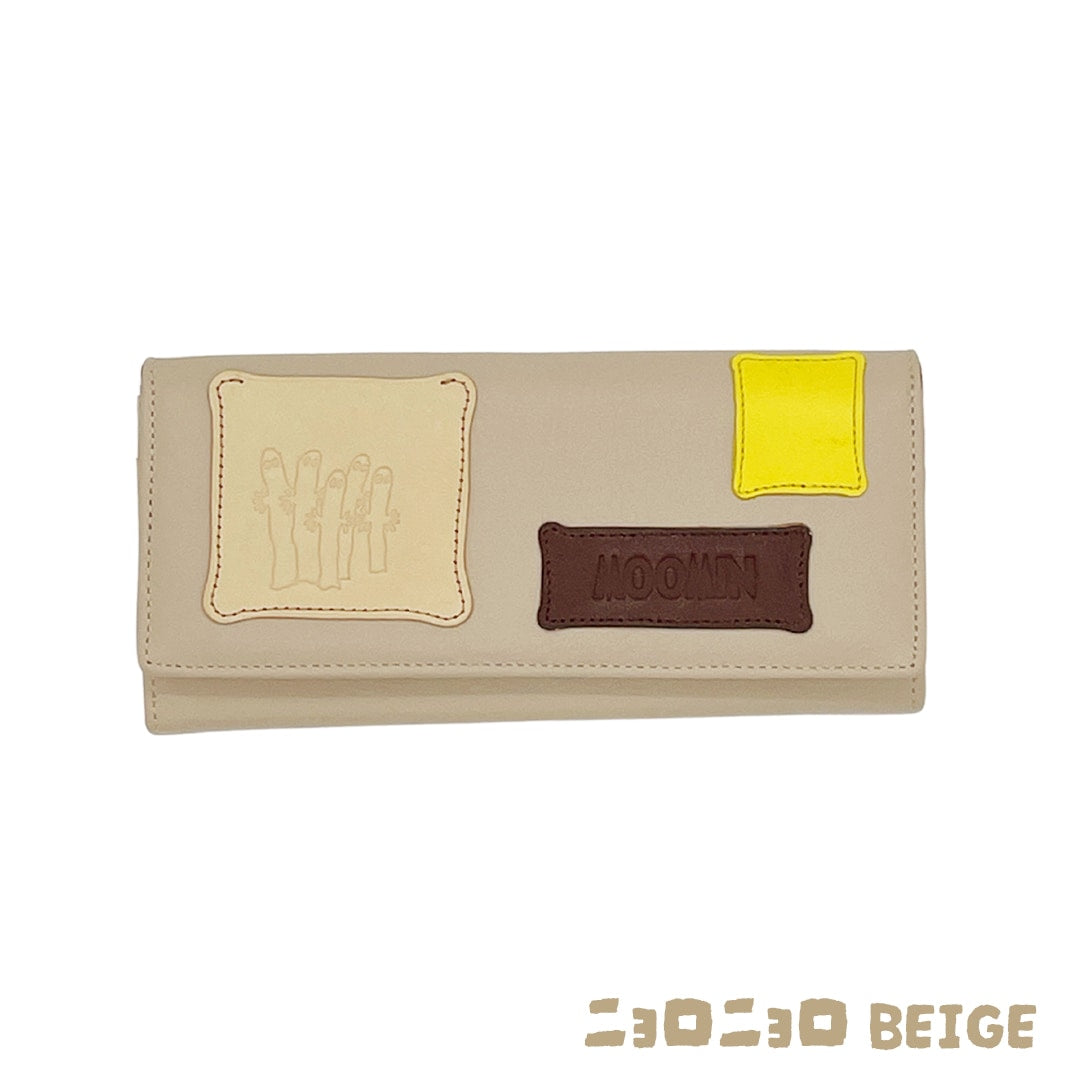 【MOOMIN】ムーミン 本革 長財布 ナダヤ【PATCH WORK】[mm-005]