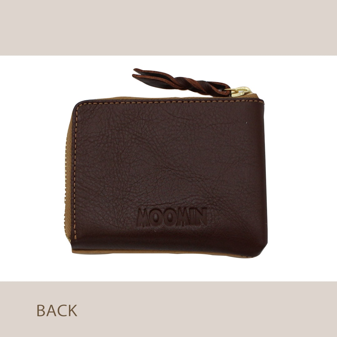 【MOOMIN】ムーミン 本革 L字ファスナーコインケース【STANDARD】[mm-2024]