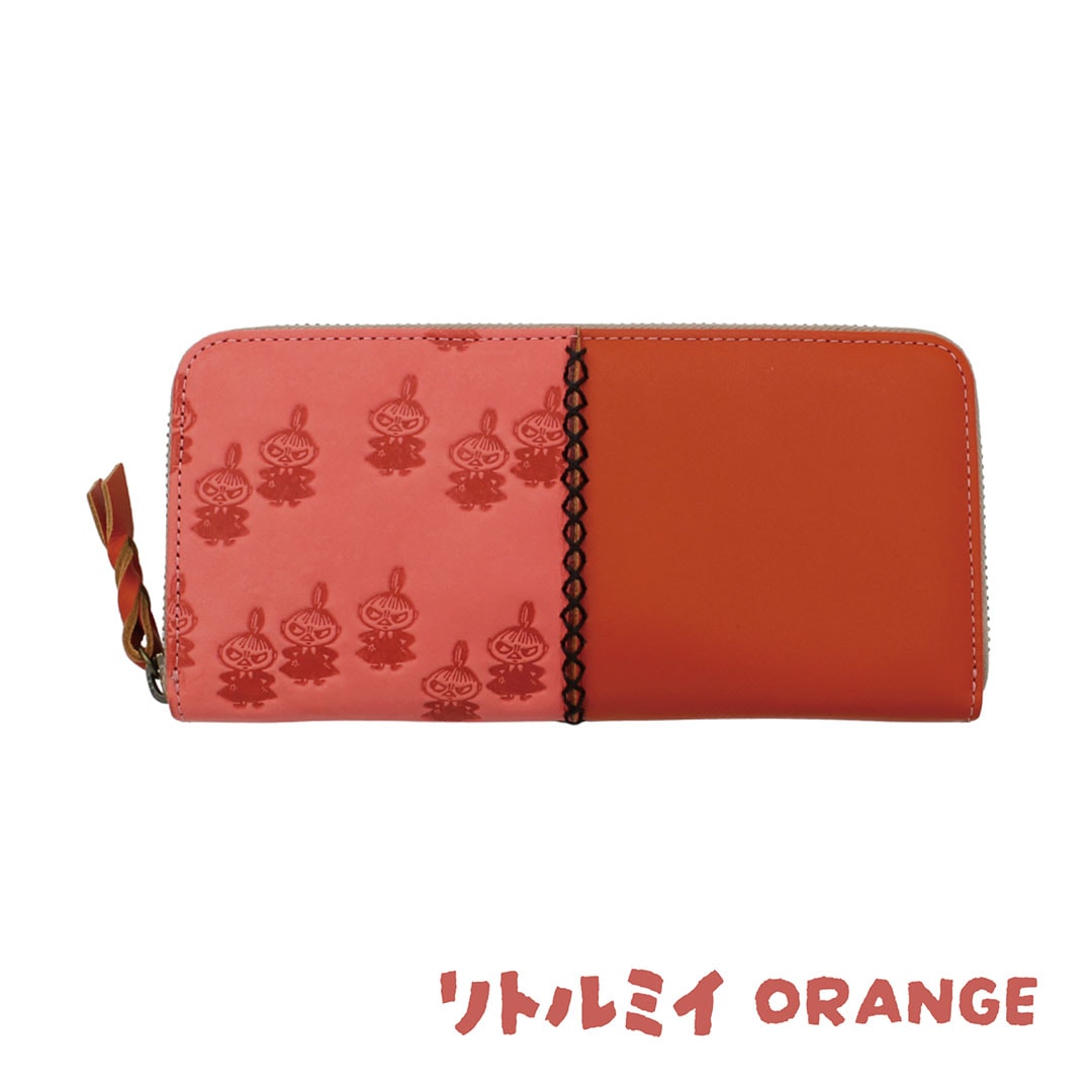 【MOOMIN】ムーミン 本革 ラウンド長財布【PATTERN】[mm-007]