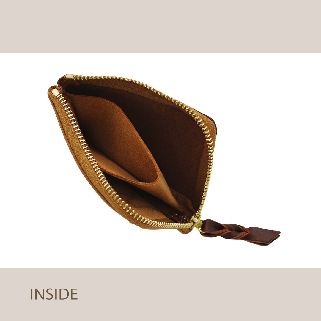 【MOOMIN】ムーミン 本革 L字ファスナーコインケース【STANDARD】[mm-2024]