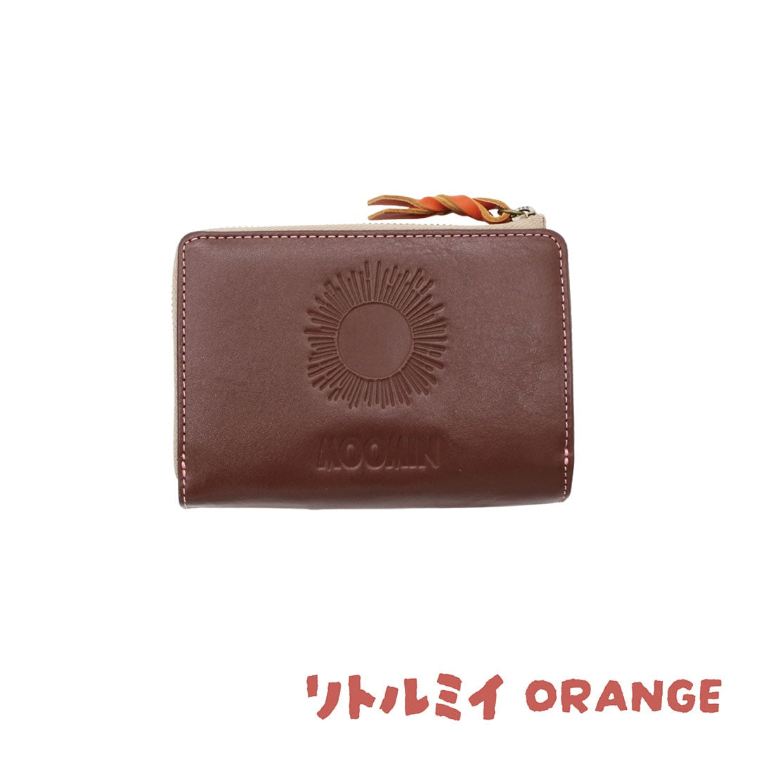 【MOOMIN】ムーミン 本革 二つ折り財布【PATTERN】[mm-008]